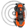 Райдер Husqvarna P 525DX + Кабина Husqvarna (9679854-01)