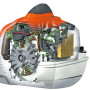 Мощный профессиональный кусторез Stihl FS 460 К, 2.1 кВт (41472000438)