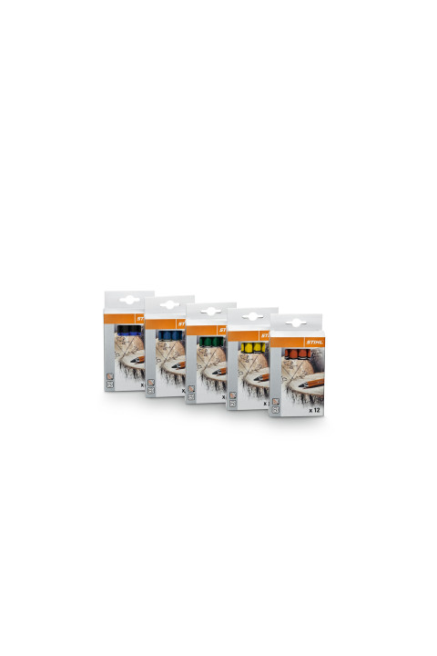 Мел Stihl для маркировки стволов деревьев, синяя, 12 шт (00008811500)