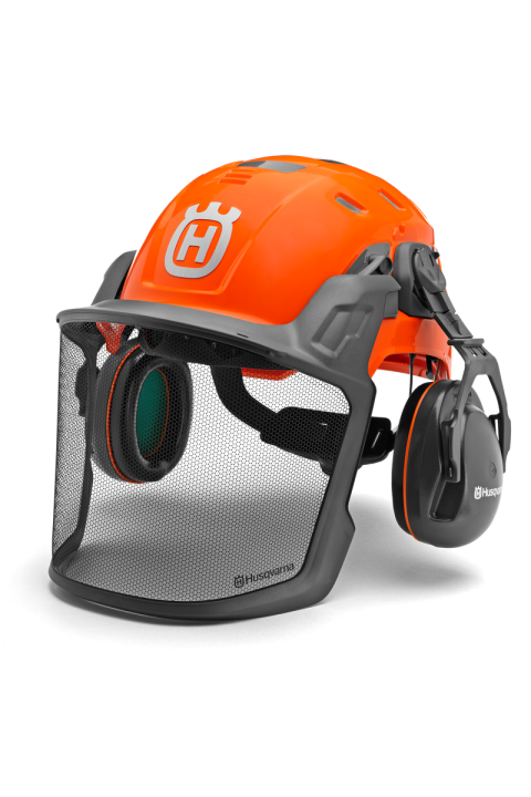 Защитный шлем Husqvarna Technical с наушниками, Хускварна (5850584-01) Husqvarna (5850584-01)