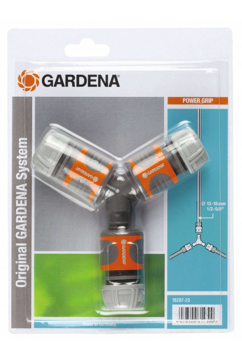 Набор коннекторов с тройником Gardena 18287-20 Gardena (18287-20.000)