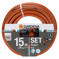 Шланг Gardena Basic 19 мм х 15 м + комплект для подключения