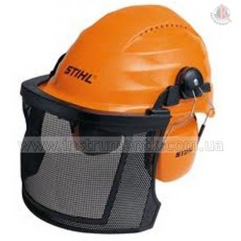 Шлем защитный Stihl с сеткой и наушниками New (Штиль)