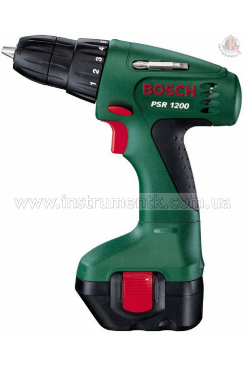 Шуруповерт аккумуляторный Bosch PSR 1200 (Бош) Bosch (0603944508)