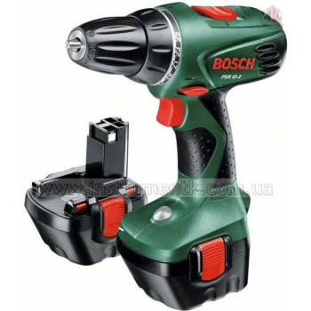 Шуруповерт аккумуляторный Bosch PSR 12-2 (2 аккумулятора) (Бош)