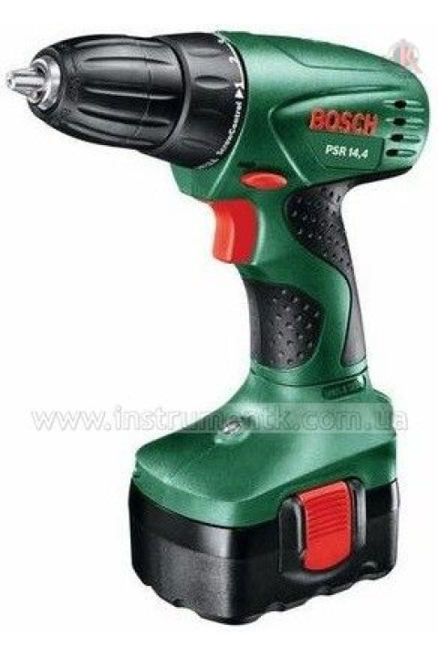 Шуруповерт аккумуляторный Bosch PSR 14,4 (2 аккумулятора), Бош (0603955421) Bosch (0603955421)