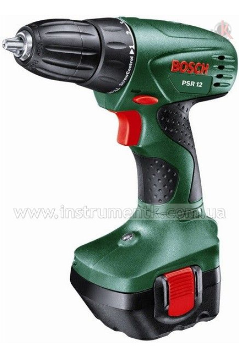 Шуруповерт аккумуляторный Bosch PSR 12 (Бош) Bosch (0603955520)