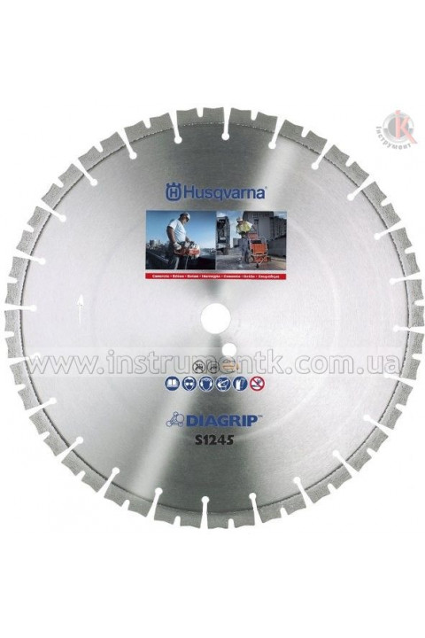 Алмазный диск S 1245 400-25,4 (Хускварна Констракшн Продактс) Husqvarna Construction Products (5773691-02)