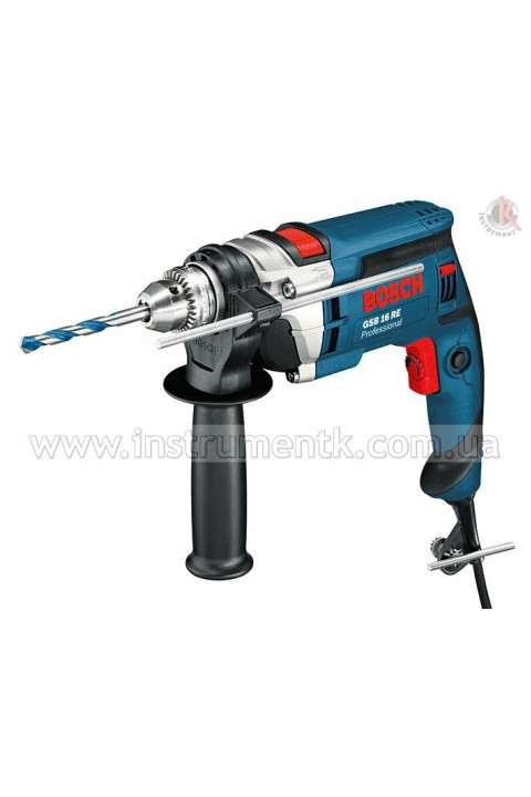 Дрель ударная Bosch GSB 16 RE ЗВП, Бош (060114E600) Bosch (060114E600)