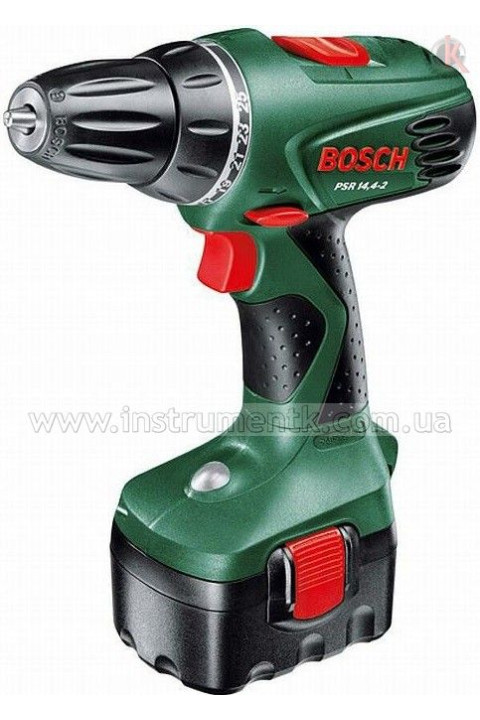 Шуруповерт аккумуляторный Bosch PSR 14,4-2 (1 аккумулятор), Бош (0603951G20) Bosch (0603951G20)