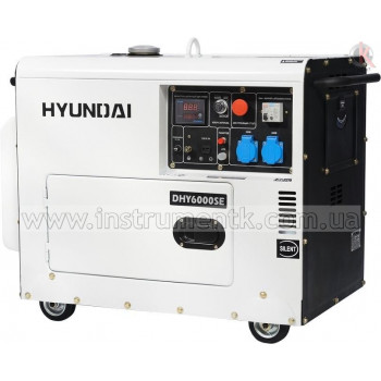 Дизельный генератор Hyundai DHY 6000SE (Хюндай)