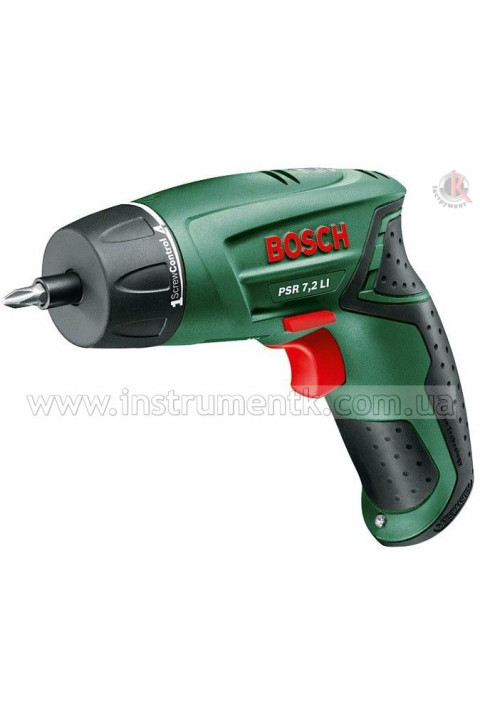 Шуруповерт аккумуляторный Bosch PSR 7,2 LI, Бош (0603957720) Bosch (0603957720)