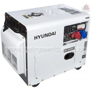 Дизельний генератор Hyundai DHY 8500SE-T
